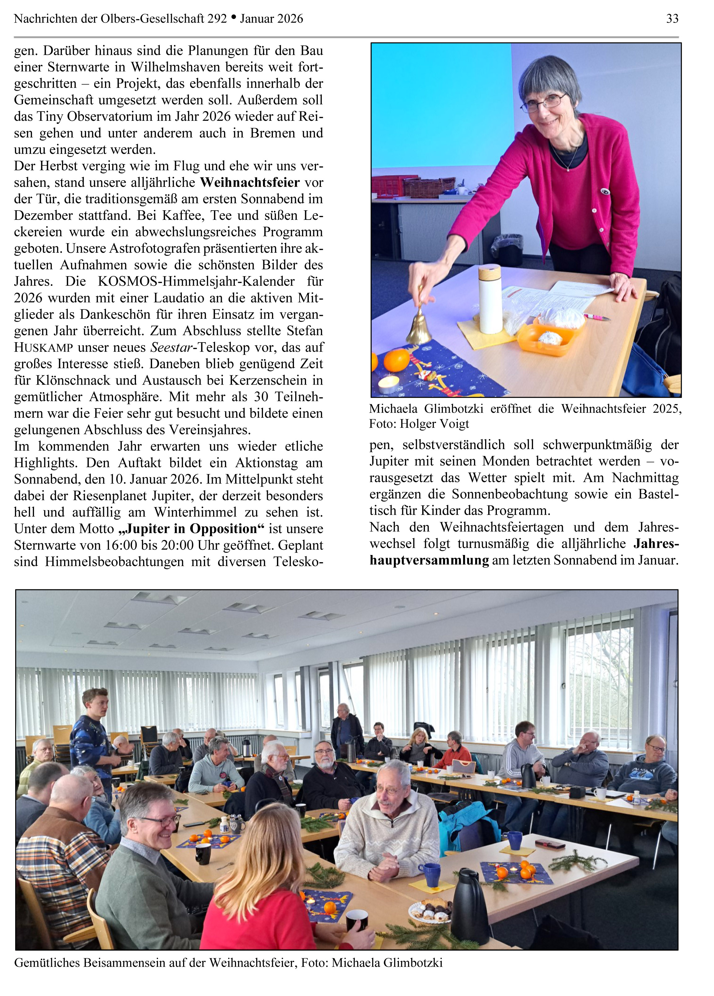 ON 292 2026 Vereinsleben