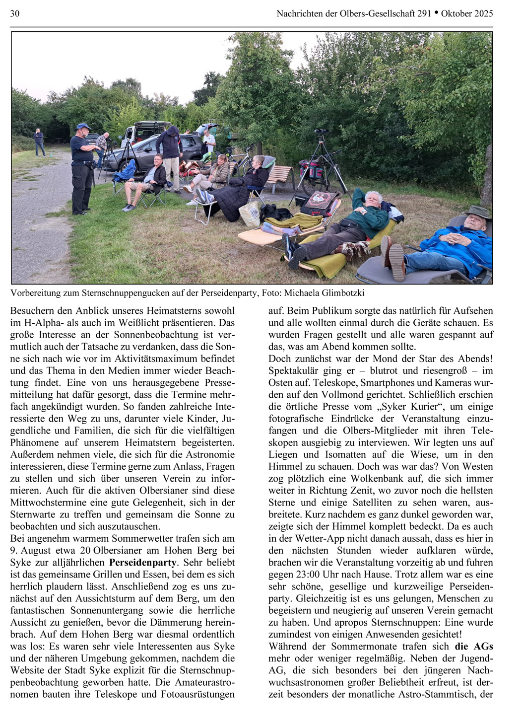 ON 290 2025 Vereinsleben