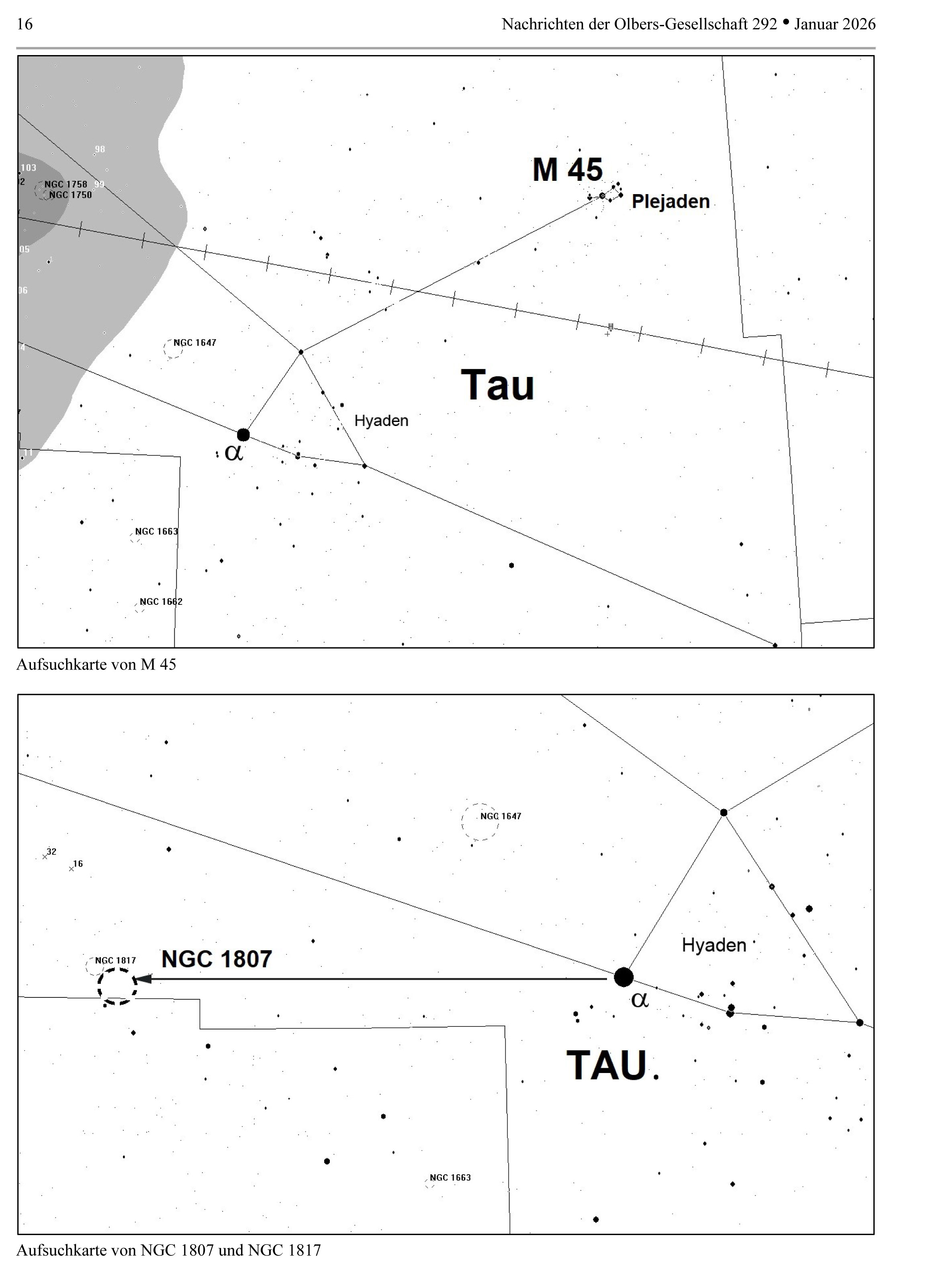 ON 292 2026 Beobachtungsquartal 1