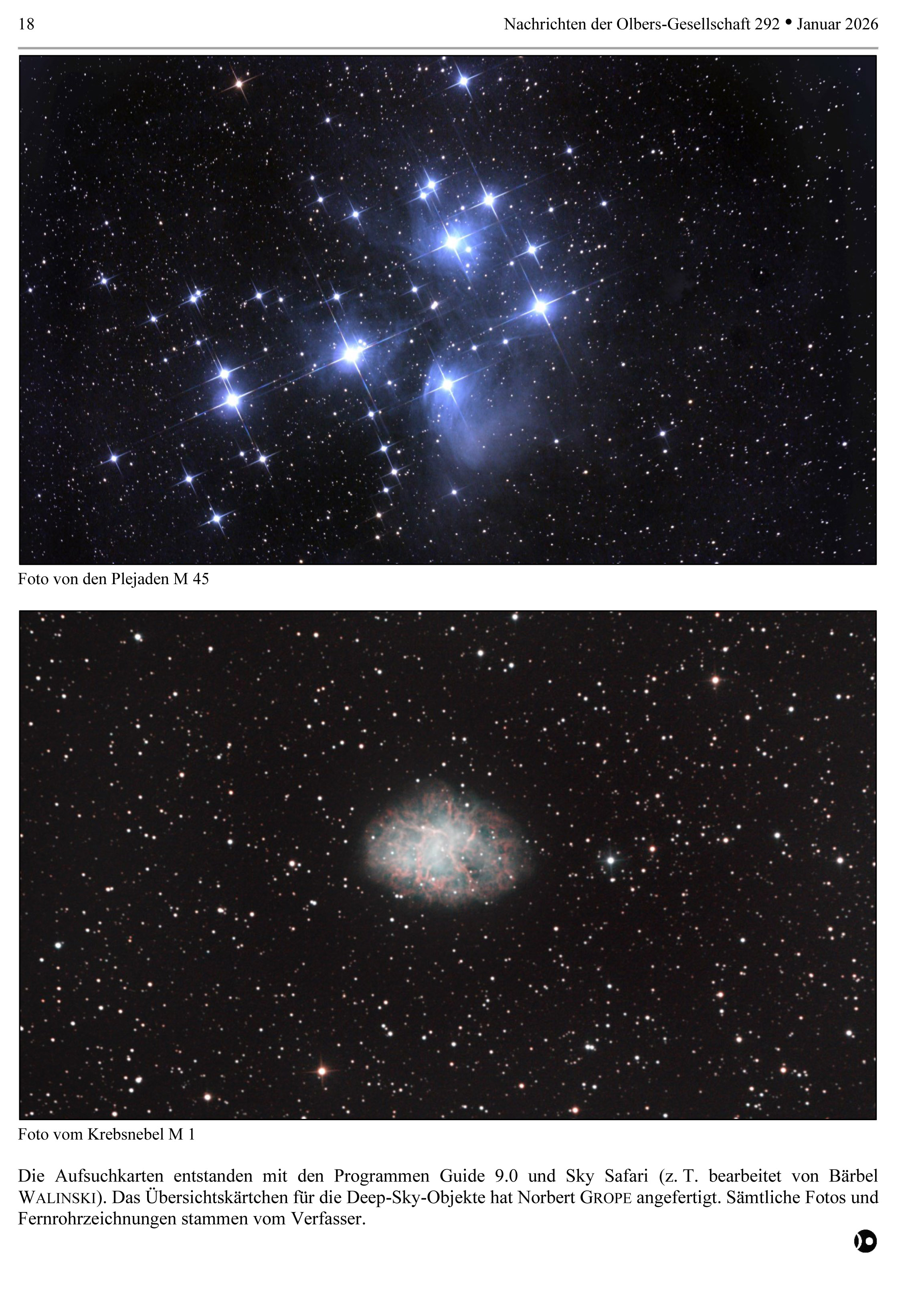 ON 292 2026 Beobachtungsquartal 1